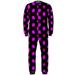 Pattern Stars Squares Texture Onepiece Jumpsuit (men)  by Nexatart