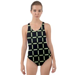 Pattern Digital Seamless Texture Cut-out Back One Piece Swimsuit by Nexatart