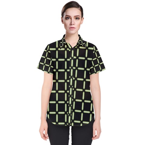 Pattern Digital Seamless Texture Women s Short Sleeve Shirt by Nexatart