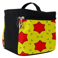 Pattern Red Star Texture Star Make Up Travel Bag (small) by Nexatart