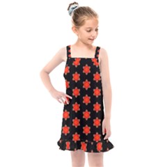 Flower Pattern Pattern Texture Kids  Overall Dress by Nexatart