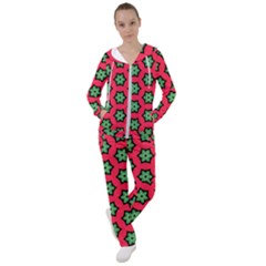 Pattern Flower Pattern Seamless Women s Tracksuit by Nexatart