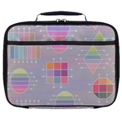 Pastels Shapes Geometric Full Print Lunch Bag