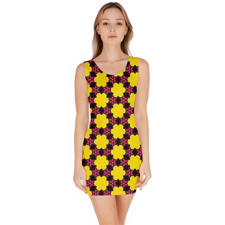 Pattern Colorful Background Texture Bodycon Dress