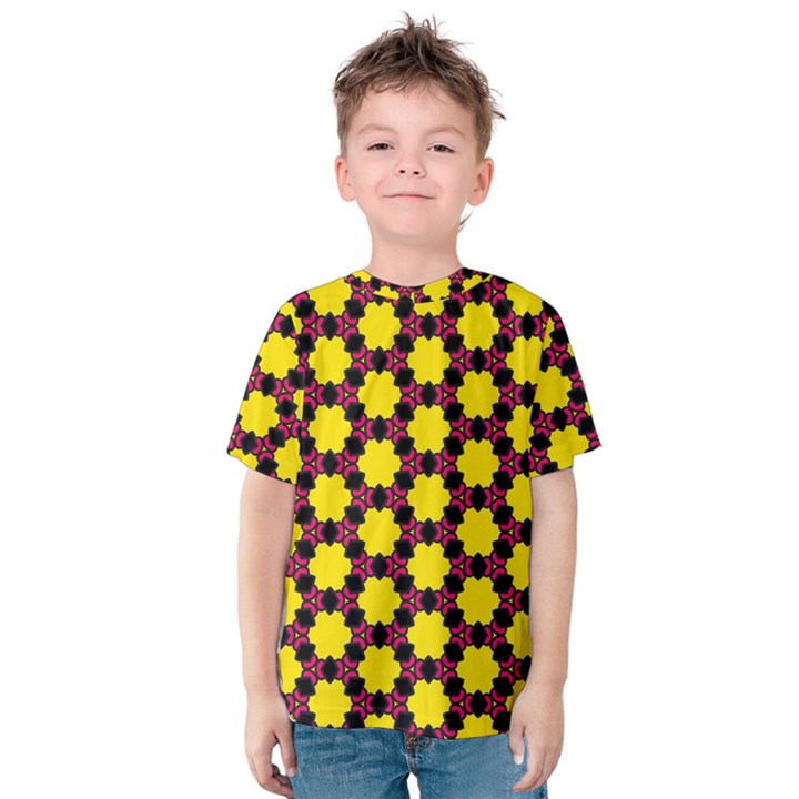 Pattern Colorful Background Texture Kids  Cotton Tee