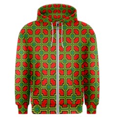 Pattern Modern Texture Seamless Men s Zipper Hoodie