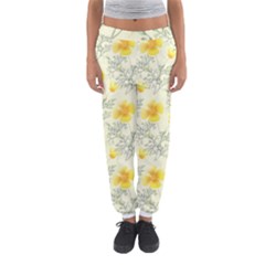 Floral Background Scrapbooking Women s Jogger Sweatpants by Nexatart