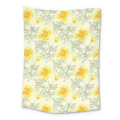 Floral Background Scrapbooking Medium Tapestry