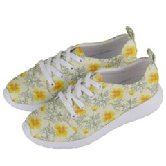 Floral Background Scrapbooking Women s Lightweight Sports Shoes by Nexatart