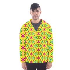 Pattern Texture Seamless Modern Men s Hooded Windbreaker