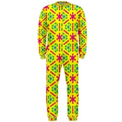 Pattern Texture Seamless Modern Onepiece Jumpsuit (men)  by Nexatart