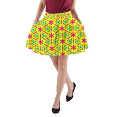 Pattern Texture Seamless Modern A-line Pocket Skirt by Nexatart