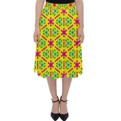 Pattern Texture Seamless Modern Classic Midi Skirt by Nexatart