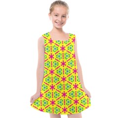 Pattern Texture Seamless Modern Kids  Cross Back Dress