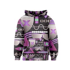 Background Abstract Geometric Kids  Pullover Hoodie