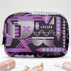 Background Abstract Geometric Make Up Pouch (small) by Nexatart