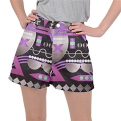 Background Abstract Geometric Ripstop Shorts by Nexatart