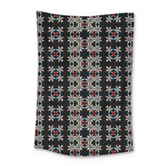 Pattern Black Background Texture Small Tapestry