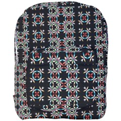 Pattern Black Background Texture Full Print Backpack