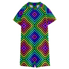 Pattern Rainbow Colors Rainbow Kids  Boyleg Half Suit Swimwear by Nexatart