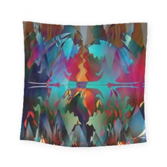 Background Sci Fi Fantasy Colorful Square Tapestry (small)