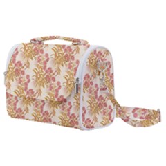 Scrapbook Floral Decorative Vintage Satchel Shoulder Bag by Nexatart