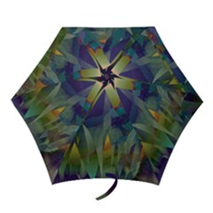 Mountains Abstract Mountain Range Mini Folding Umbrellas by Nexatart