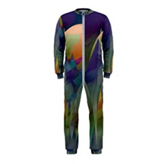 Mountains Abstract Mountain Range Onepiece Jumpsuit (kids)