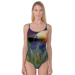 Mountains Abstract Mountain Range Camisole Leotard  by Nexatart