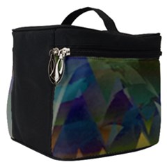 Mountains Abstract Mountain Range Make Up Travel Bag (small) by Nexatart