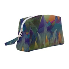 Mountains Abstract Mountain Range Wristlet Pouch Bag (medium) by Nexatart