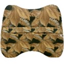 Scrapbook Leaves Decorative Velour Head Support Cushion View2