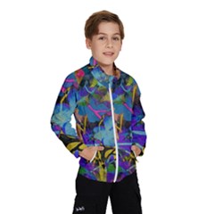 Flowers Abstract Branches Kids  Windbreaker