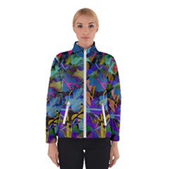 Flowers Abstract Branches Winter Jacket