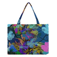 Flowers Abstract Branches Medium Tote Bag