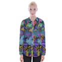 Flowers Abstract Branches Womens Long Sleeve Shirt View1