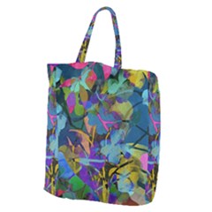 Flowers Abstract Branches Giant Grocery Tote