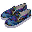 Flowers Abstract Branches Kids  Canvas Slip Ons View2