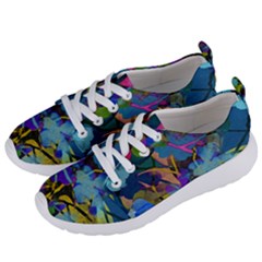 Flowers Abstract Branches Women s Lightweight Sports Shoes