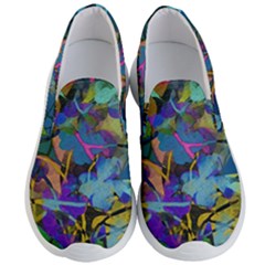 Flowers Abstract Branches Men s Lightweight Slip Ons