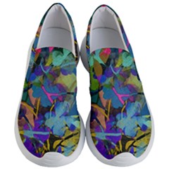 Flowers Abstract Branches Women s Lightweight Slip Ons