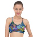 Flowers Abstract Branches Basic Training Sports Bra View1