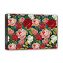 Roses Repeat Floral Bouquet Deluxe Canvas 18  x 12  (Stretched) View1