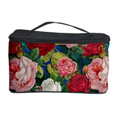 Roses Repeat Floral Bouquet Cosmetic Storage