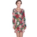 Roses Repeat Floral Bouquet Long Sleeve Nightdress View1