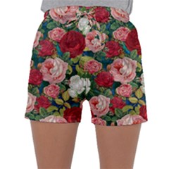 Roses Repeat Floral Bouquet Sleepwear Shorts