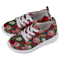 Roses Repeat Floral Bouquet Kids  Lightweight Sports Shoes