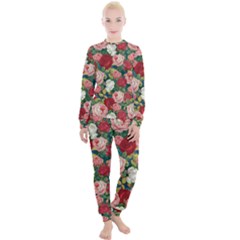 Roses Repeat Floral Bouquet Women s Lounge Set