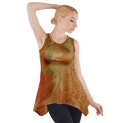 Mottle Color Movement Colorful Side Drop Tank Tunic by Nexatart