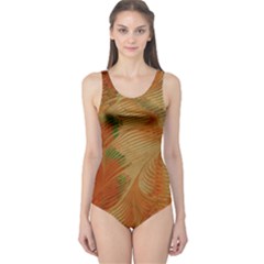 Mottle Color Movement Colorful One Piece Swimsuit by Nexatart